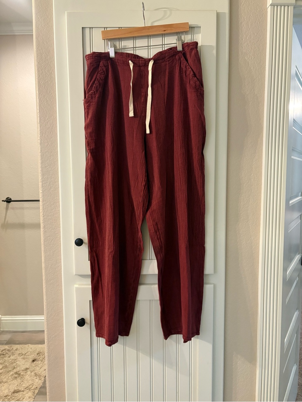 Rip Curl Women’s Burgundy Drawstring Joggers